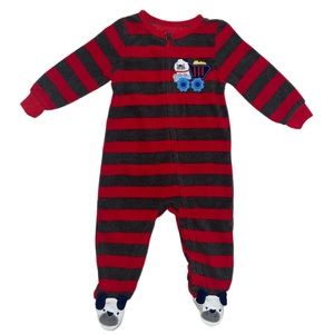 ⭐️ 12 Month Kids Headquarters Baby Boy Fleece Sleeper
